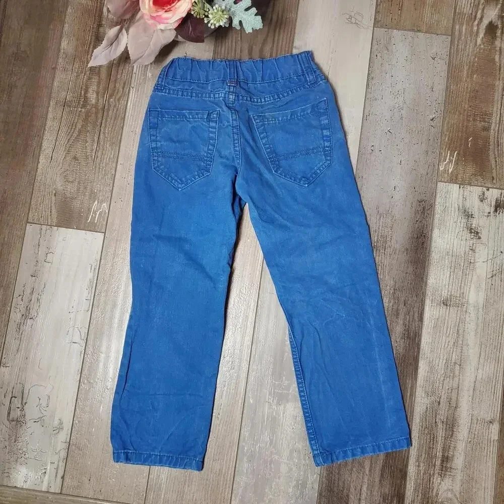 Arizona Jean Co. Size 5 Regular Boys Blue Skinny Denim Jeans Adjustable Waist